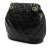 Chanel B Chanel Black Lambskin Leather Leather Quilted Lambskin Tassel Flap Crossbody Italy