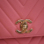 Chanel AB Chanel Pink Caviar Leather Leather Small Caviar Chevron Coco Top Handle Bag Italy