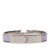 Hermès B Hermès Purple Light Purple with Silver Enamel Other Clic H Bracelet GM France