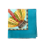 Hermès AB Hermès Blue Light Blue with Multi Silk Fabric Brazil Scarf 90 France