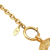 Chanel B Chanel Gold Gold Plated Metal CC Round Pendant Necklace France