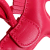 Hermès AB Hermès Pink Hot Pink Calf Leather Milo Lambskin Grigri Rodeo Bag Charm PM France