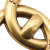 Chanel AB Chanel Gold Gold Plated Metal CC Brooch Italy