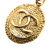 Chanel B Chanel Gold Gold Plated Metal CC Oval Pendant Necklace France