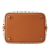Hermès A Hermès Brown Light Beige Canvas Fabric H and Swift Couverture Carre Picotin Lock 18 France