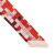 Hermès A Hermès Red with White Silk Fabric Bolduc Au Carre Twilly Scarf France
