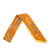 Hermès A Hermès Orange Silk Fabric Do Re Boucles Twilly Scarf France