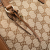 Gucci B Gucci Brown Beige Canvas Fabric Small GG Bree Satchel Italy