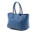 Prada B Prada Blue Calf Leather Vitello Daino Front Pocket Open Convertible Tote India