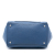 Prada B Prada Blue Calf Leather Vitello Daino Front Pocket Open Convertible Tote India