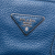Prada B Prada Blue Calf Leather Vitello Daino Front Pocket Open Convertible Tote India