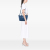 Prada B Prada Blue Calf Leather Vitello Daino Front Pocket Open Convertible Tote India