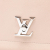 Louis Vuitton B Louis Vuitton Brown Beige with Blue Calf Leather Bicolor Lockme II France