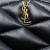 Saint Laurent AB Saint Laurent Black Lambskin Leather Leather Large Quilted Lambskin Sade Triangle Pouch Italy