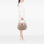 Gucci B Gucci Brown Beige with White Canvas Fabric Large GG Web New Ladies Hobo Italy