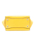 Prada B Prada Yellow Calf Leather Small Glace Twin Pocket Satchel Italy
