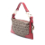 Fendi B Fendi Brown Beige with Red Canvas Fabric Zucchino Chef Pocket Shoulder Bag Italy