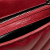Saint Laurent Red Sheepskin Leather Leather Medium Chevron Sheepskin Monogram College Satchel Italy