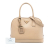 Prada B Prada Brown Light Beige Saffiano Leather Medium Lux Open Promenade Satchel Italy