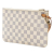 Louis Vuitton B Louis Vuitton White Damier Canvas Fabric Damier Azur Neverfull MM Pouch Spain
