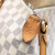 Louis Vuitton B Louis Vuitton White Damier Canvas Fabric Damier Azur Saleya MM France