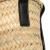 Chloé B Chloé Brown Beige Raffia Natural Material Small and Smooth Calfskin Sense Basket Tote Spain
