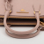 Prada Galleria Small Saffiano Lux Leather 2-Ways Handbag Beige Pink