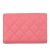 Chanel AB Chanel Pink Caviar Leather Leather Quilted Caviar Boy Compact Wallet Italy