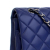 Chanel AB Chanel Blue Dark Blue Lambskin Leather Leather Medium Classic Lambskin Double Flap France