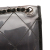 Chanel B Chanel Black PVC Plastic Stitched and Calfskin Naked Flap Italy