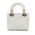 Christian Dior B Dior White Calf Leather DiorAmour Niki De Saint Phalle Mini skin Lady Dior Italy