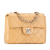 Chanel B Chanel Brown Caramel Lambskin Leather Leather Mini Square Classic Lambskin Single Flap France