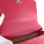 Chanel AB Chanel Pink Dark Pink Lambskin Leather Leather Medium Quilted Lambskin La Parisienne Flap Italy