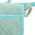 Chanel AB Chanel Blue Turquoise Denim Fabric Mini CC Quilted Messenger Flap Italy