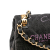 Chanel B Chanel Gray Charcoal Denim Fabric Mini Rectangular Quilted Mood Flap Italy