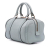Gucci B Gucci Blue Light Blue Calf Leather Small Microguccissima Trimmed Joy Boston Bag Italy