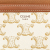 Celine B Celine White Coated Canvas Fabric Triomphe Clutch On Chain Italy