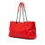 Bottega Veneta B Bottega Veneta Red Nappa Leather Leather Medium Nappa Intrecciato Double Chain Tote Italy