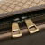 Gucci B Gucci Brown Beige Canvas Fabric Medium Diamante 1973 Handbag Italy