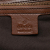 Gucci B Gucci Brown Beige Canvas Fabric GG Jockey Boston Bag Italy