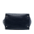 Prada B Prada Blue Navy Calf Leather Glace Sound Lock Satchel Italy