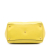 Prada B Prada Yellow Calf Leather Vitello Daino Double Zip Convertible Tote Italy