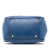 Miu Miu B Miu Miu Blue Goatskin Leather Madras Bowler Bag Italy