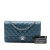 Chanel AB Chanel Blue Caviar Leather Leather Medium Classic Caviar Double Flap France