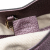 Gucci AB Gucci Purple Calf Leather Medium Metallic Soho Chain Tote Italy