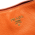 Prada AB Prada Orange Calf Leather Vitello Daino Hobo Italy