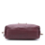 Burberry B Burberry Red Burgundy Calf Leather House Check Canvas and skin Little Crush Crossbody Italy