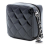 Chanel AB Chanel Black Patent Leather Leather CC Quilted Patent Diamond Resin Clutch With Chain Italy