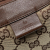Gucci B Gucci Brown Beige Canvas Fabric GG Saddle Zip Crossbody Italy