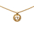 Christian Dior B Dior Gold Gold Plated Metal CD Logo Pendant Rope Chain Necklace Germany